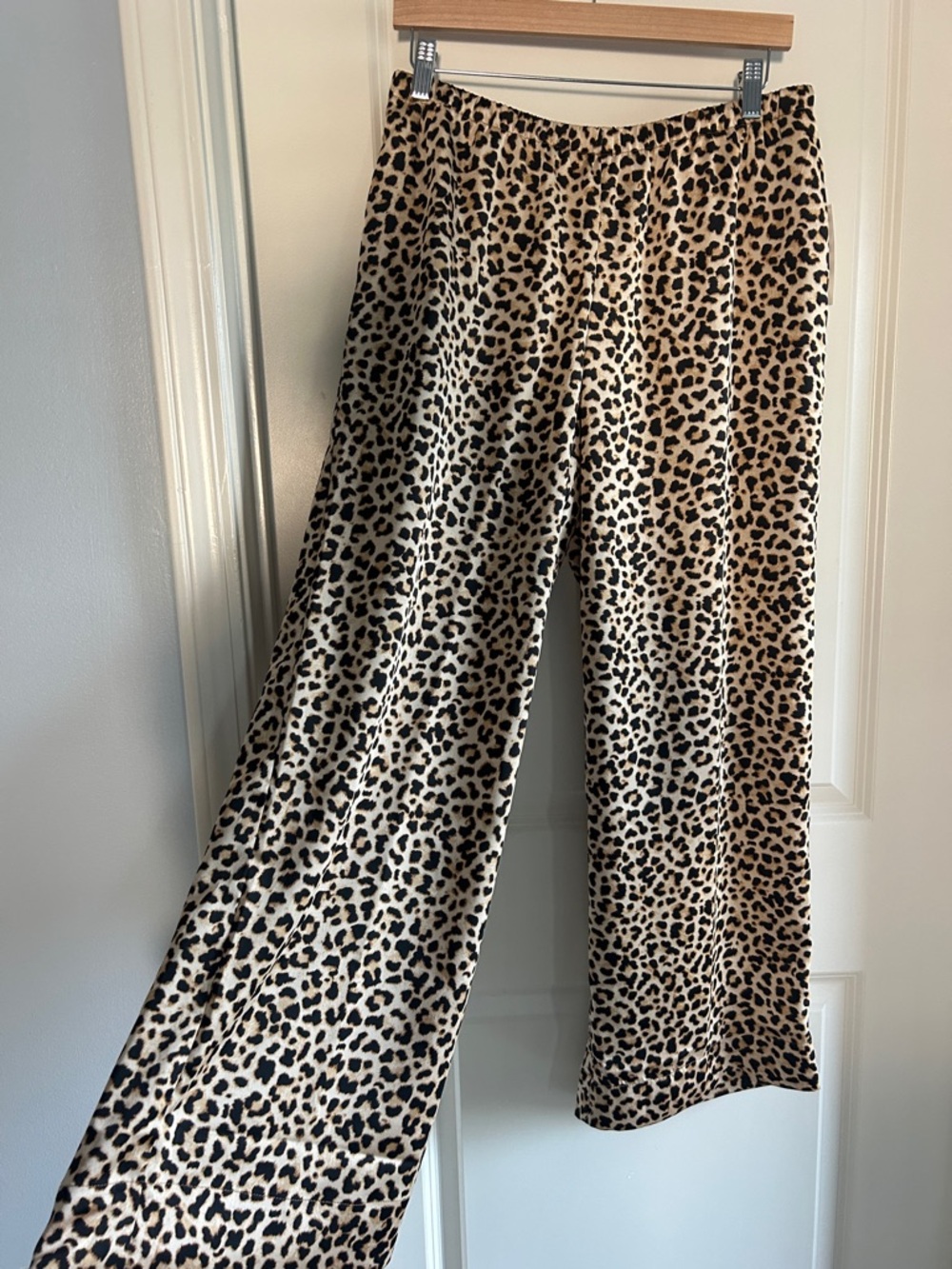 a new day Leopard Print Pants - Black, Brown, Cream